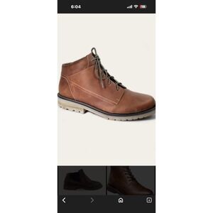 Naot Mens 45/12 Limba Brown Leather Chucka Boot